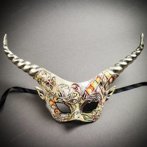 NEW Devil Women Halloween Mask Venetian Masquerade Halloween Party Eye Mask